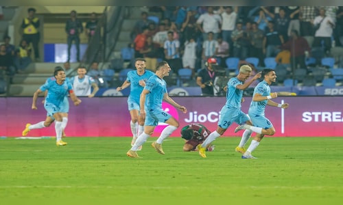 Mcfc celebrate after bipin singh scores against mbsg at mumbai football arena in mumbai 1.jpg